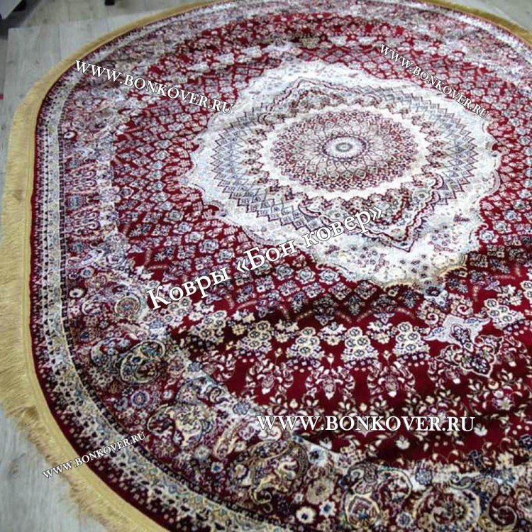 Восточный Овальный Ковер Медальон Дизайн 28762