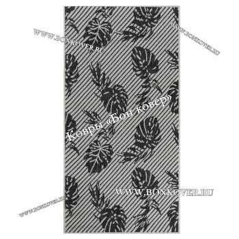 Безворсовый ковер дизайн 120 серый