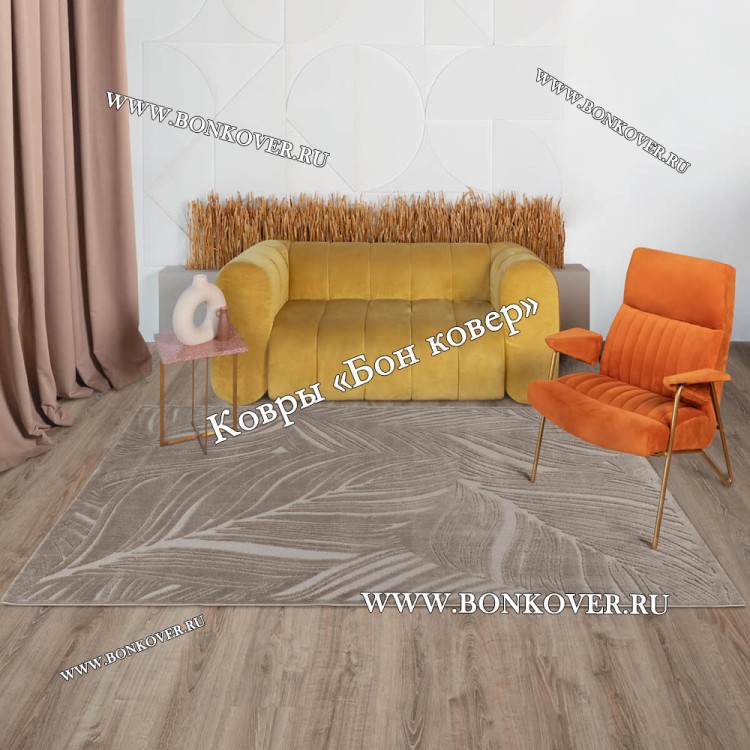 Современный Турецкий Ковер Дизайн 83 бежевый