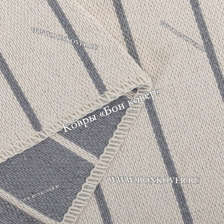 Хлопковый Безворсовый Коврик В Полоску Дизайн 29906