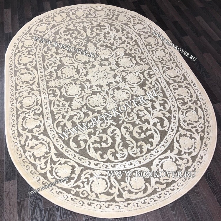 Овальный Шелковистый Ковер Для Гостиной Дизайн 22263