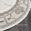 Турецкий Ковер Для гостиной New 2 дизайн 85 Бежевый Овал