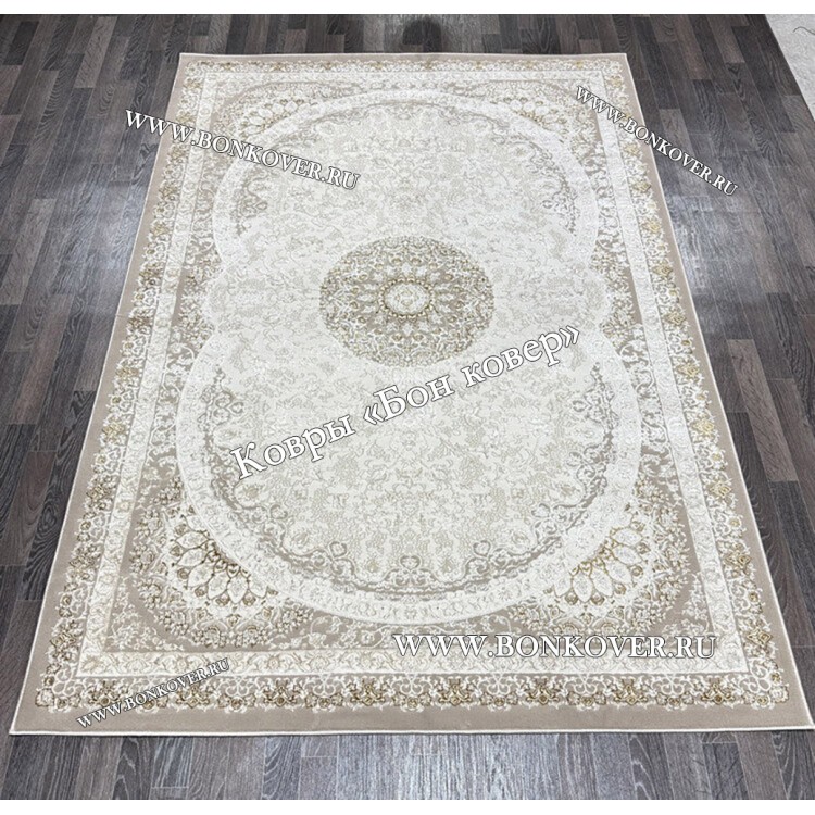 Турецкий Ковер Для Гостиной Арт 129 Бежево-Коричневый