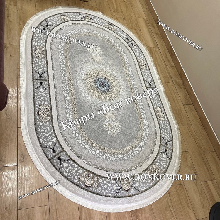 Персидский Ковер Для Гостиной Дизайн 29692 New NN Овал