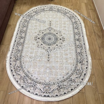 Ковер С Восточным Узором Арт 29676 Турция New Овальный