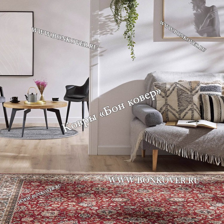 Шерстяной ковер для гостиной дизайн 09