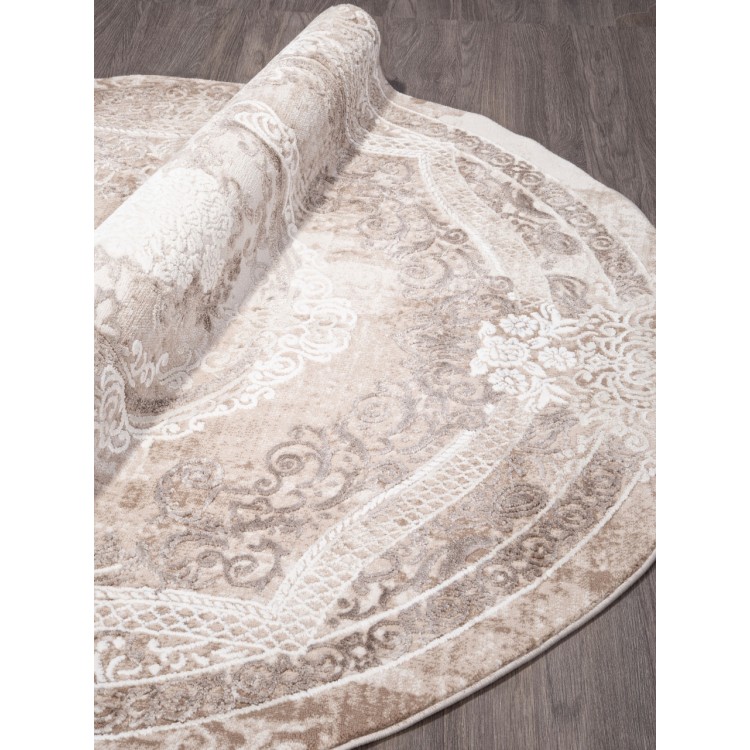 Ковер Armina 03707A BROWN / BROWN Круг