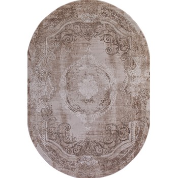 Ковер Armina 03707A BROWN / BROWN Овал