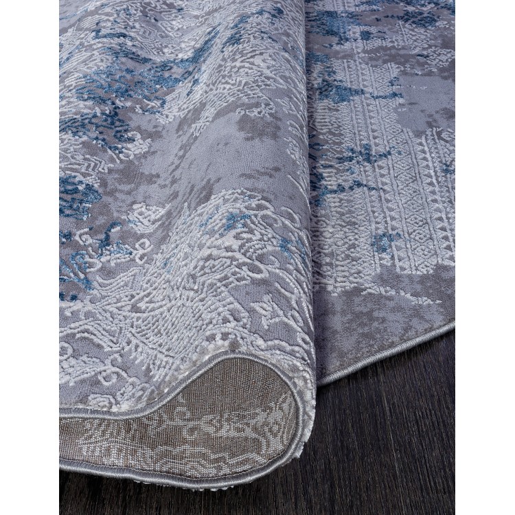 Ковер Armina 03851A BLUE / BLUE Круг