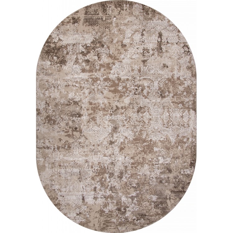 Ковер Armina 03851B BROWN / BROWN Овал