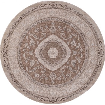 Ковер Armina 03874B BROWN / BROWN Круг