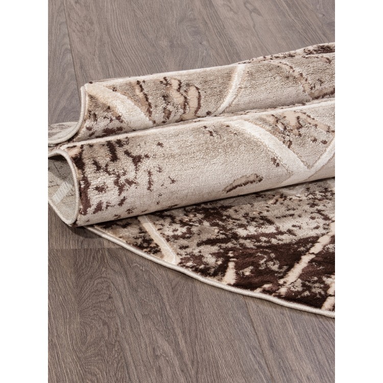 Ковер Armina 04035B DARK BROWN Овал