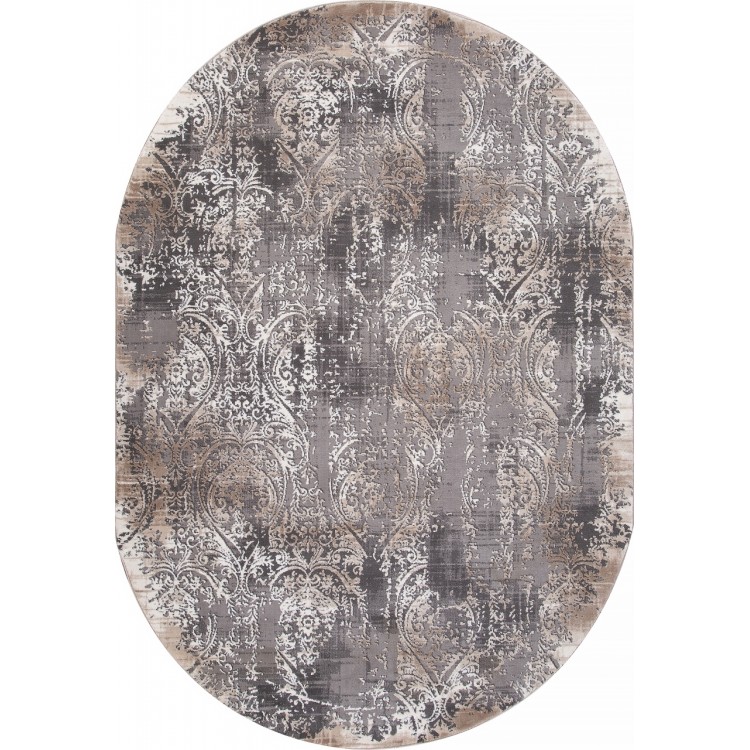 Ковер Armina 04078C GREY / BROWN Овал