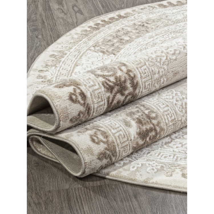 Ковер Armina 04087A BROWN / BROWN Овал